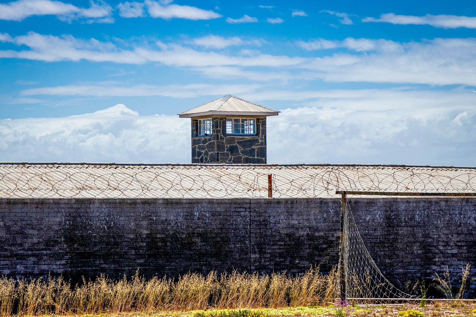 Exterior view of Robben Island tower
