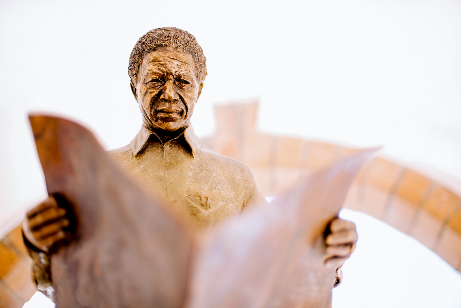 Sculpture of Nelson Mandela at Sanctuary Mandela