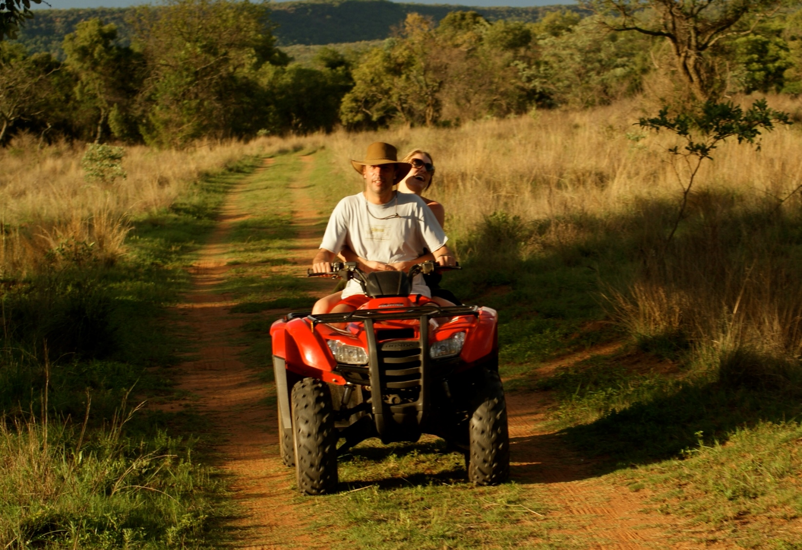 Quad biking at Leobo private reserve
