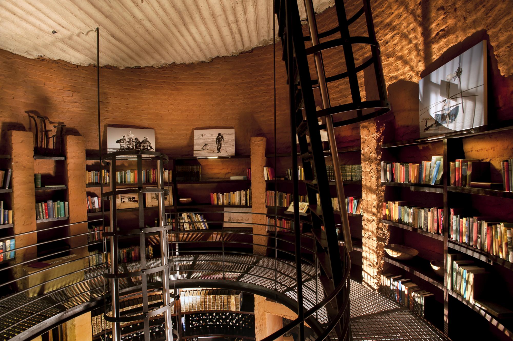 The library of Leobo the Observatory, South Africa