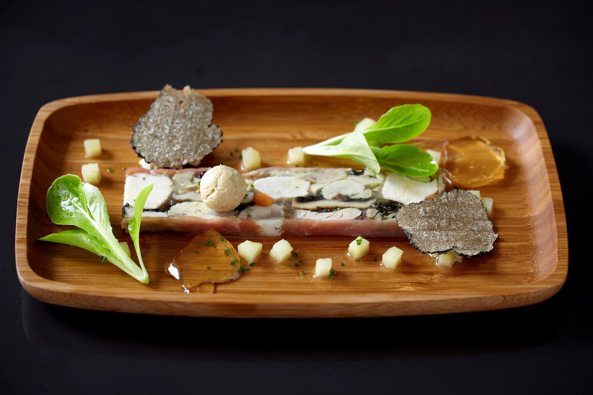 A sample dish from The Greenhouse in South Africa