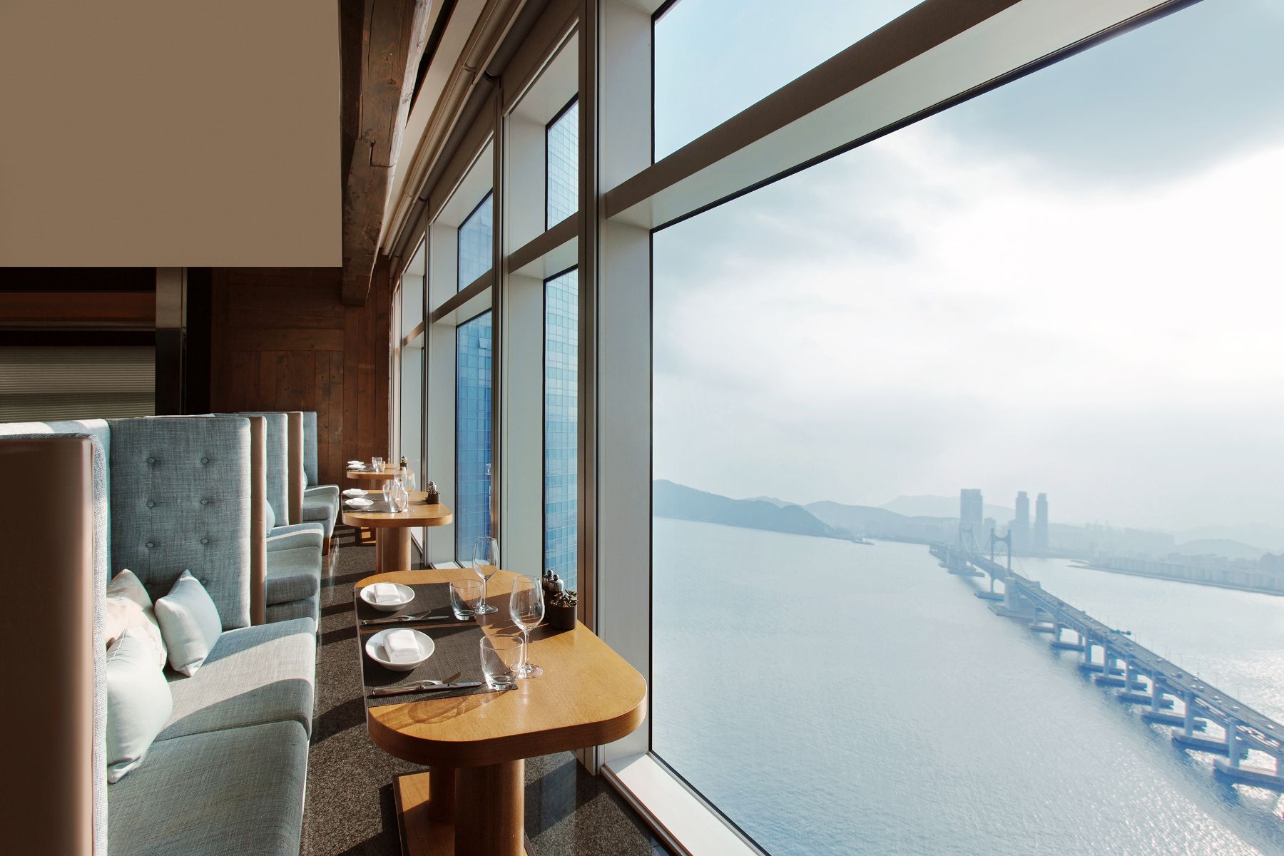 View of the Gwangan Bridge from Park Hyatt Busan