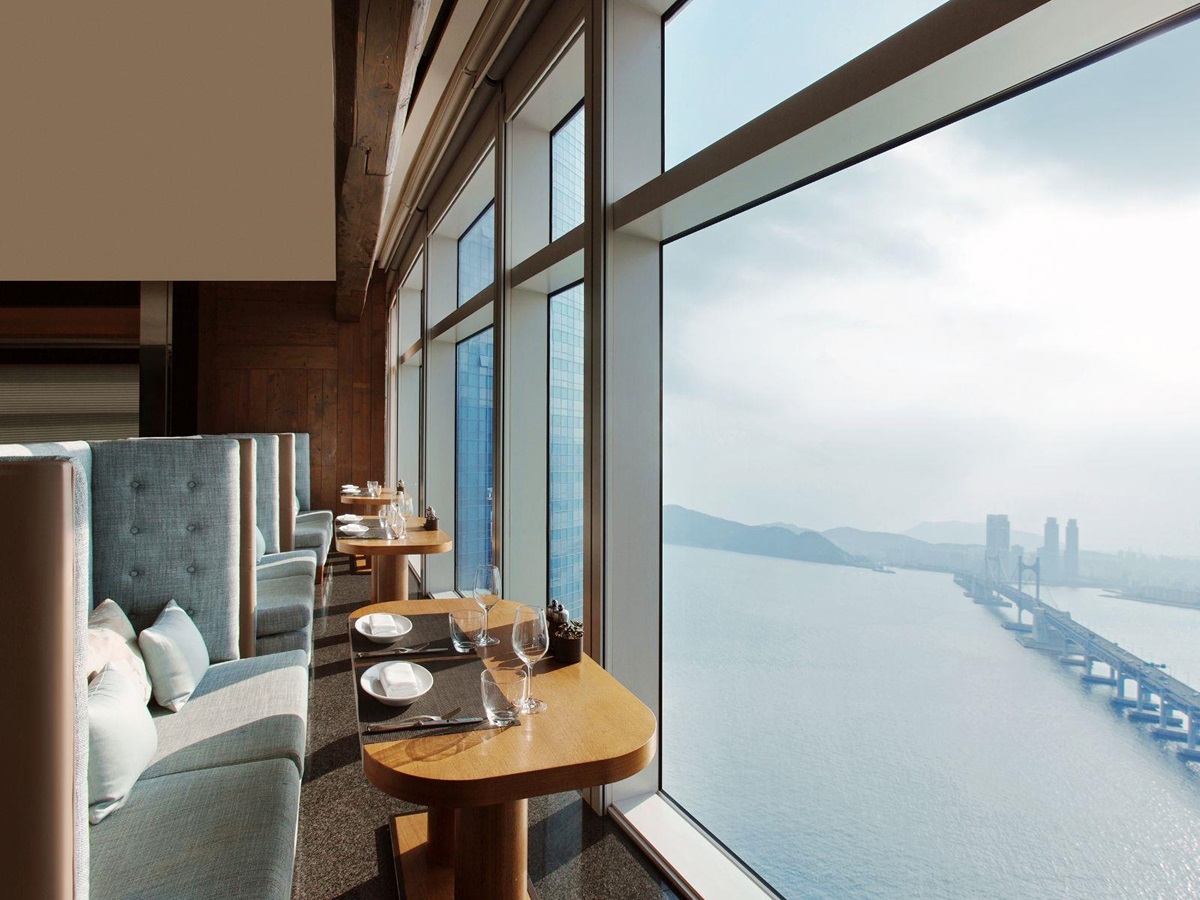 View of the Gwangan Bridge from Park Hyatt Busan