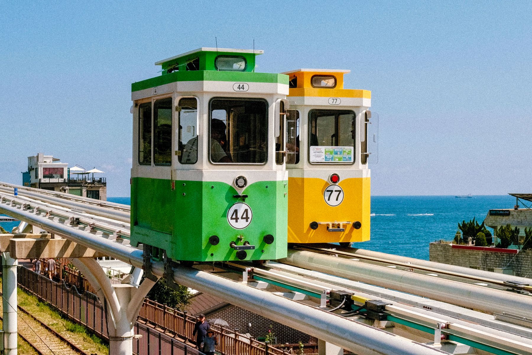 Sky capsules over Busan
