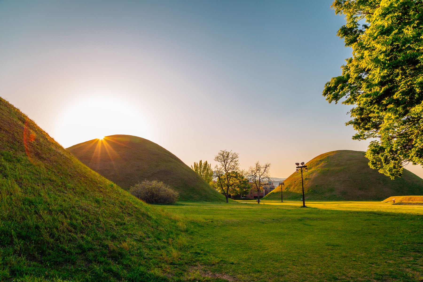 Hill tombs of Daereungwon in Gyeongju