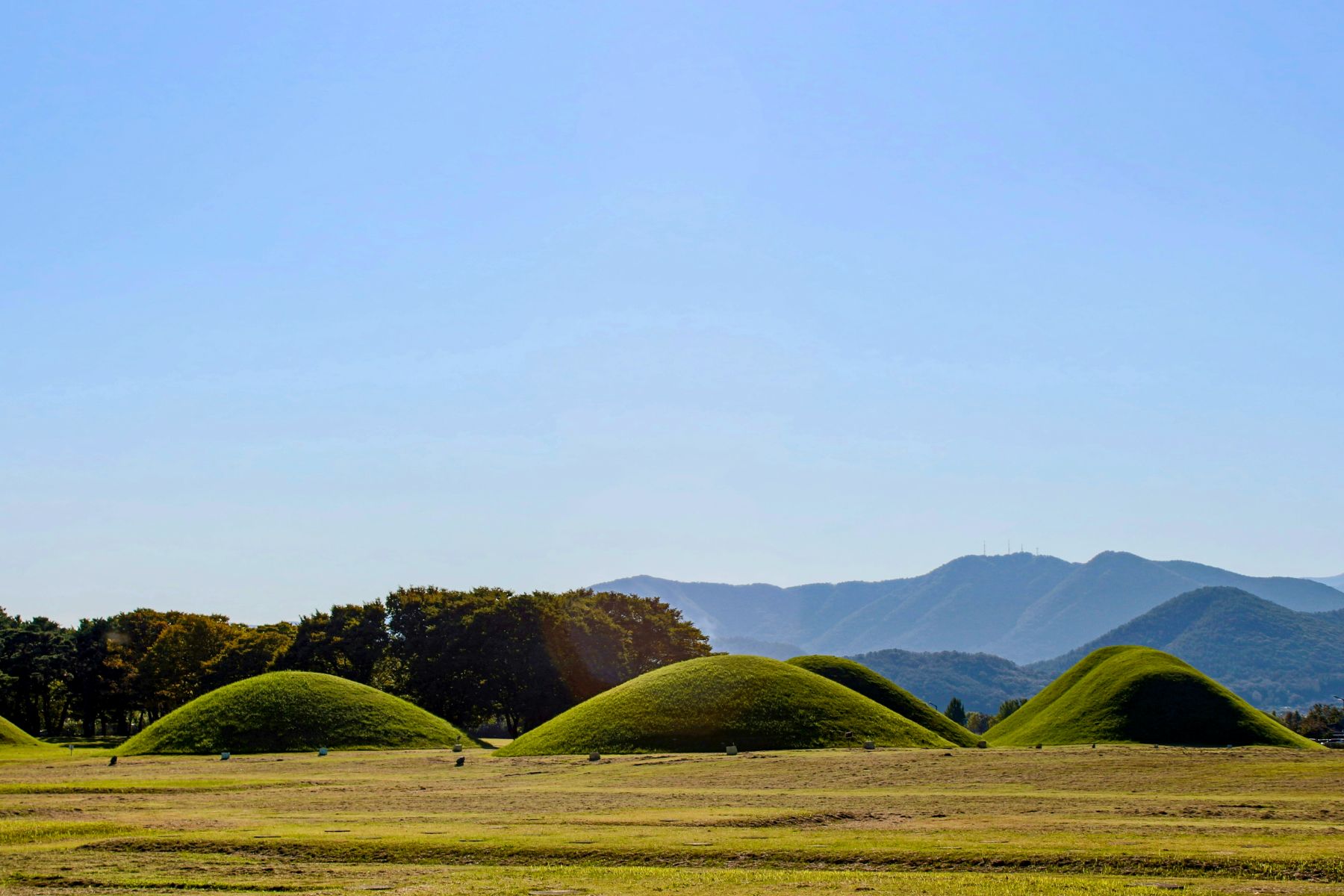 Hill tombs of Daereungwon in Gyeongju