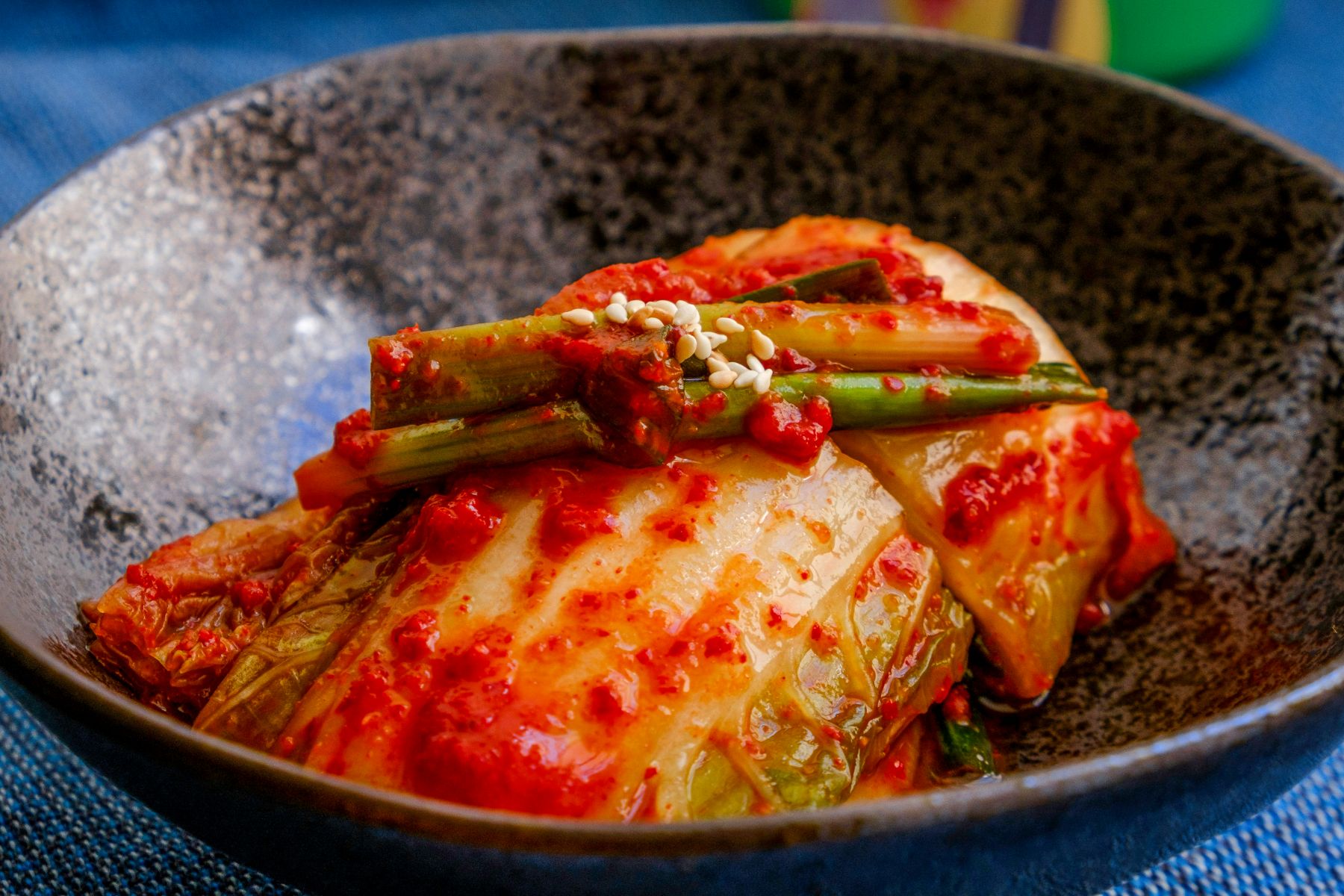 A bowl of kimchi served in Busan