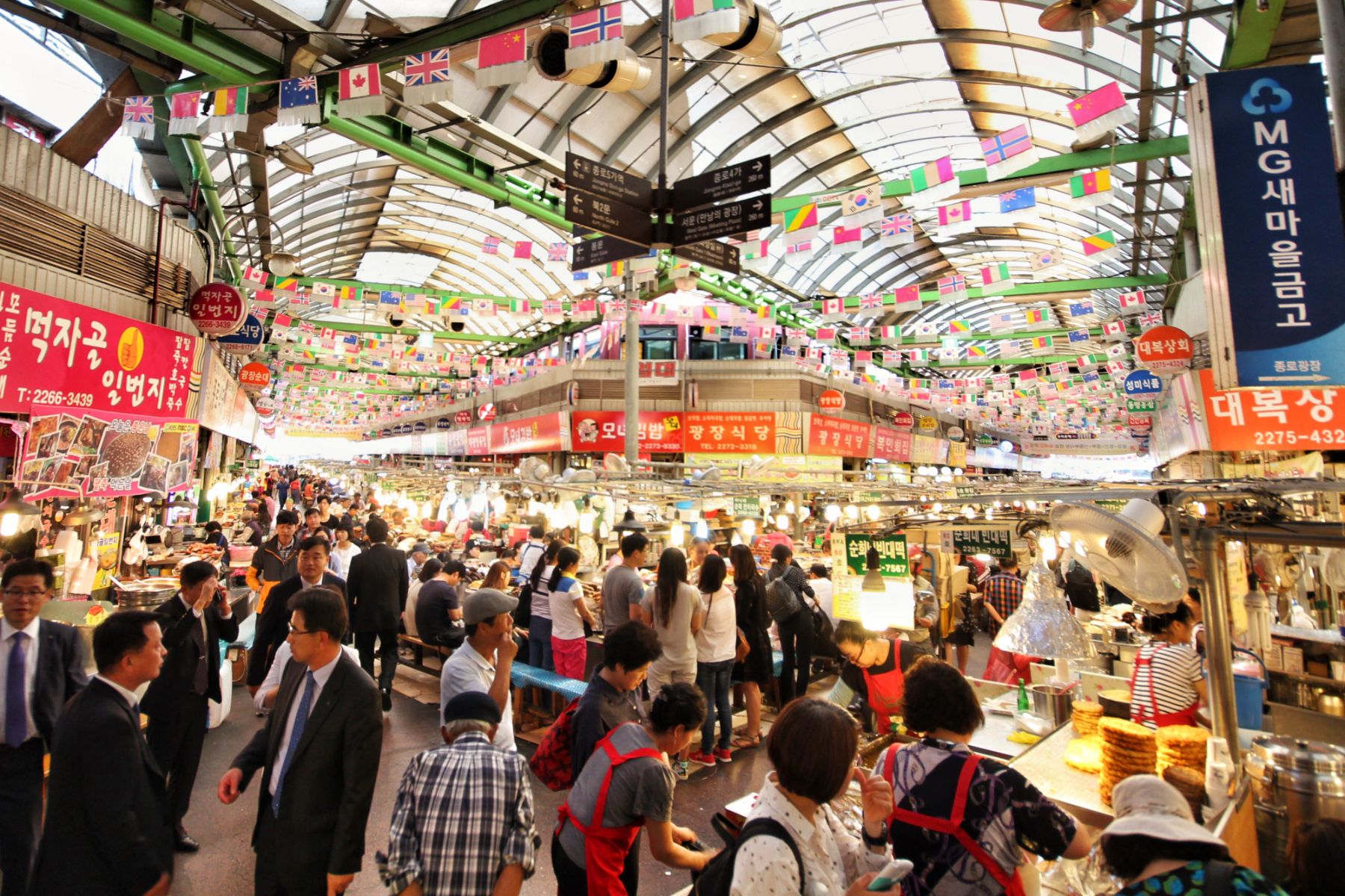 Gwangjang Market in Seoul