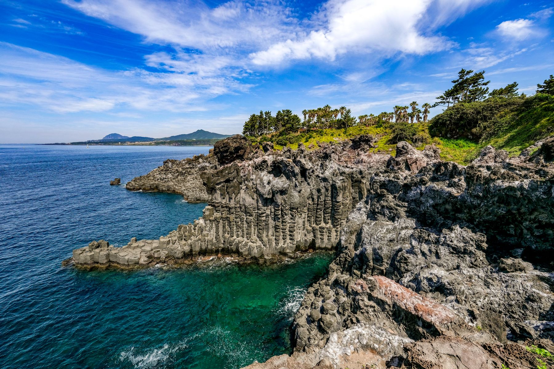 Jusangjeolli cliffs on Jeju Island