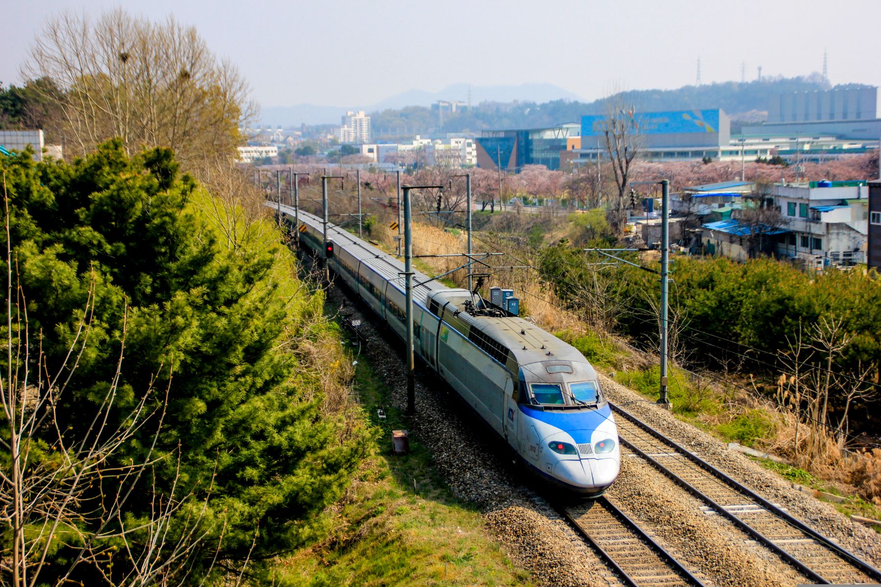 KTX bullet train in South Korea