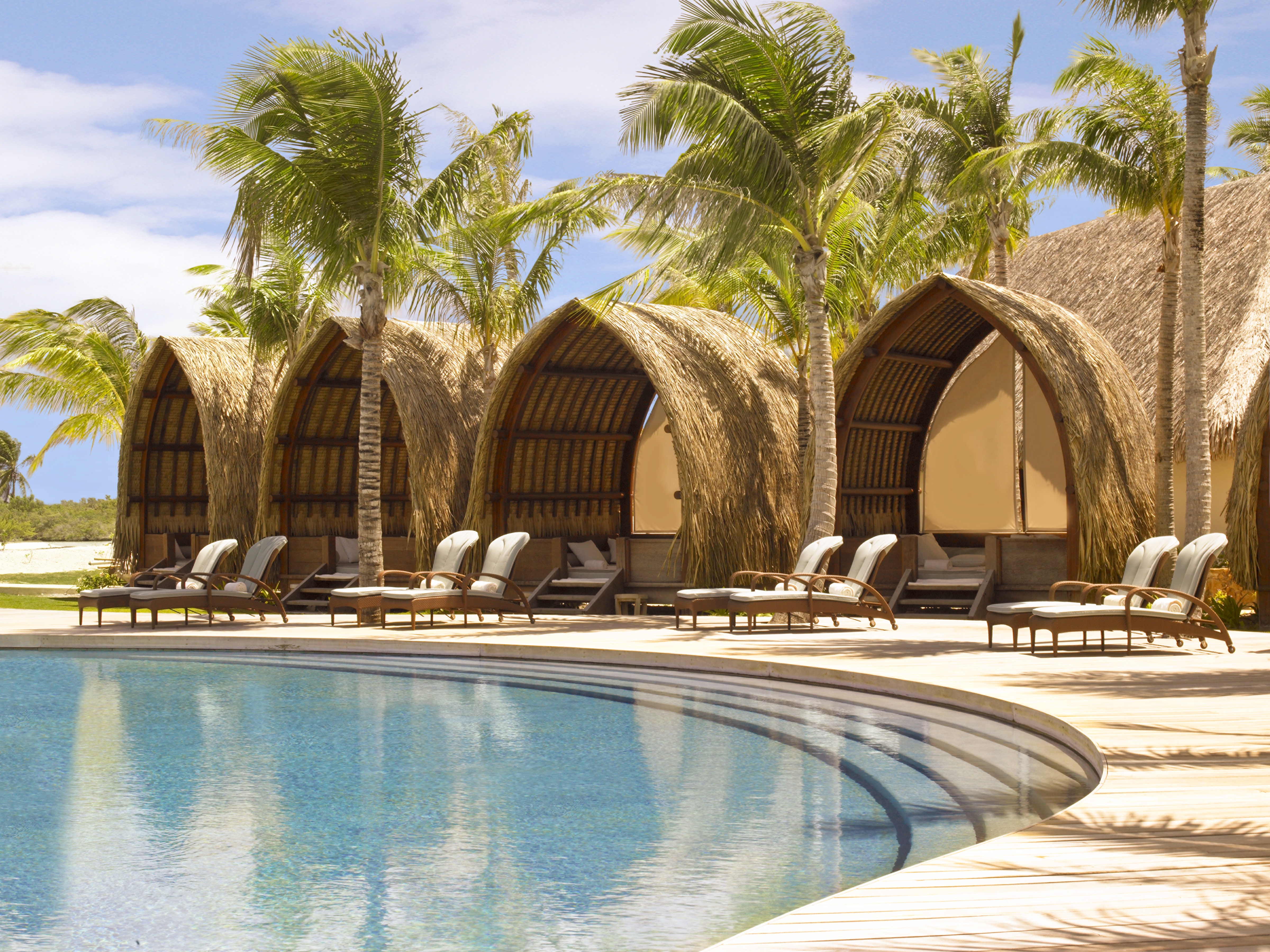 Cabanas at Four Seasons Bora Bora