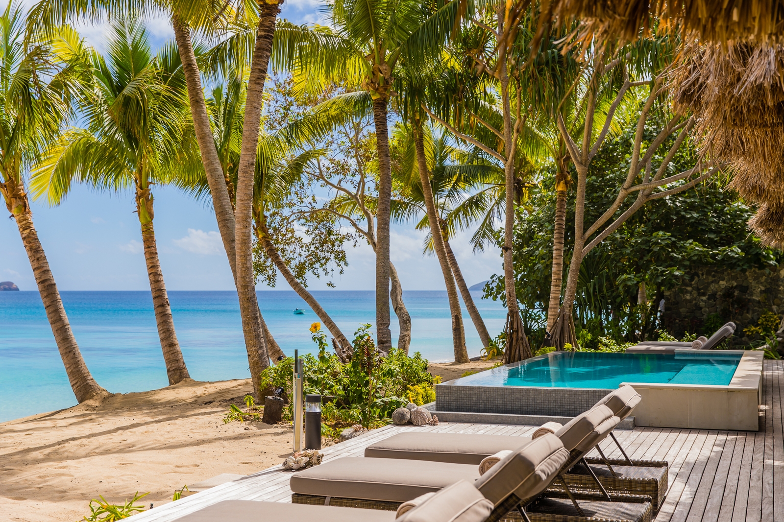 Pool view from Kokomo Island, Fiji