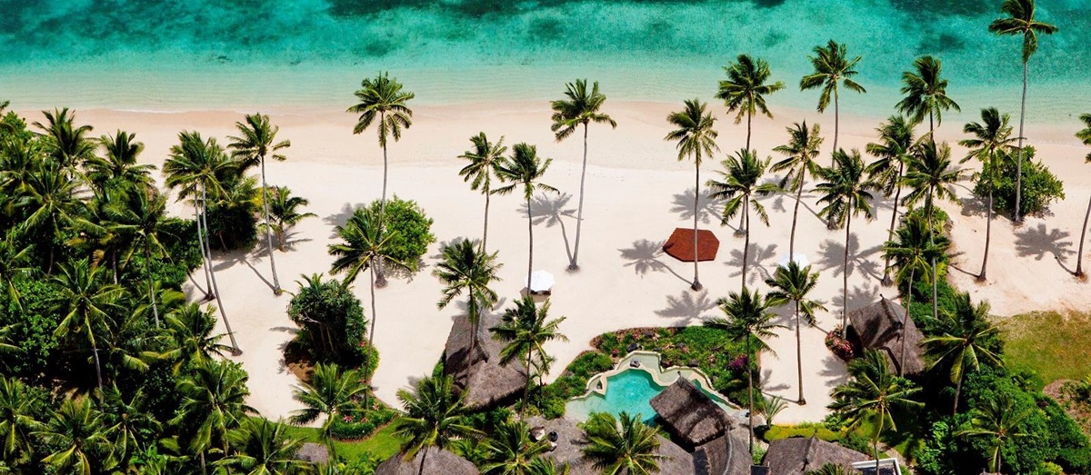 A villa at Laucala Plantation in Fiji