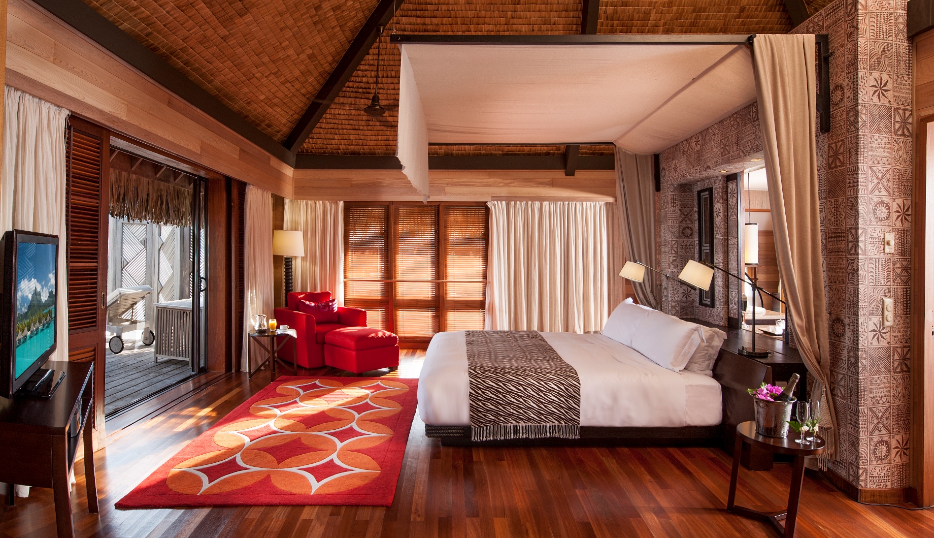 A bedroom at St Regis Bora Bora