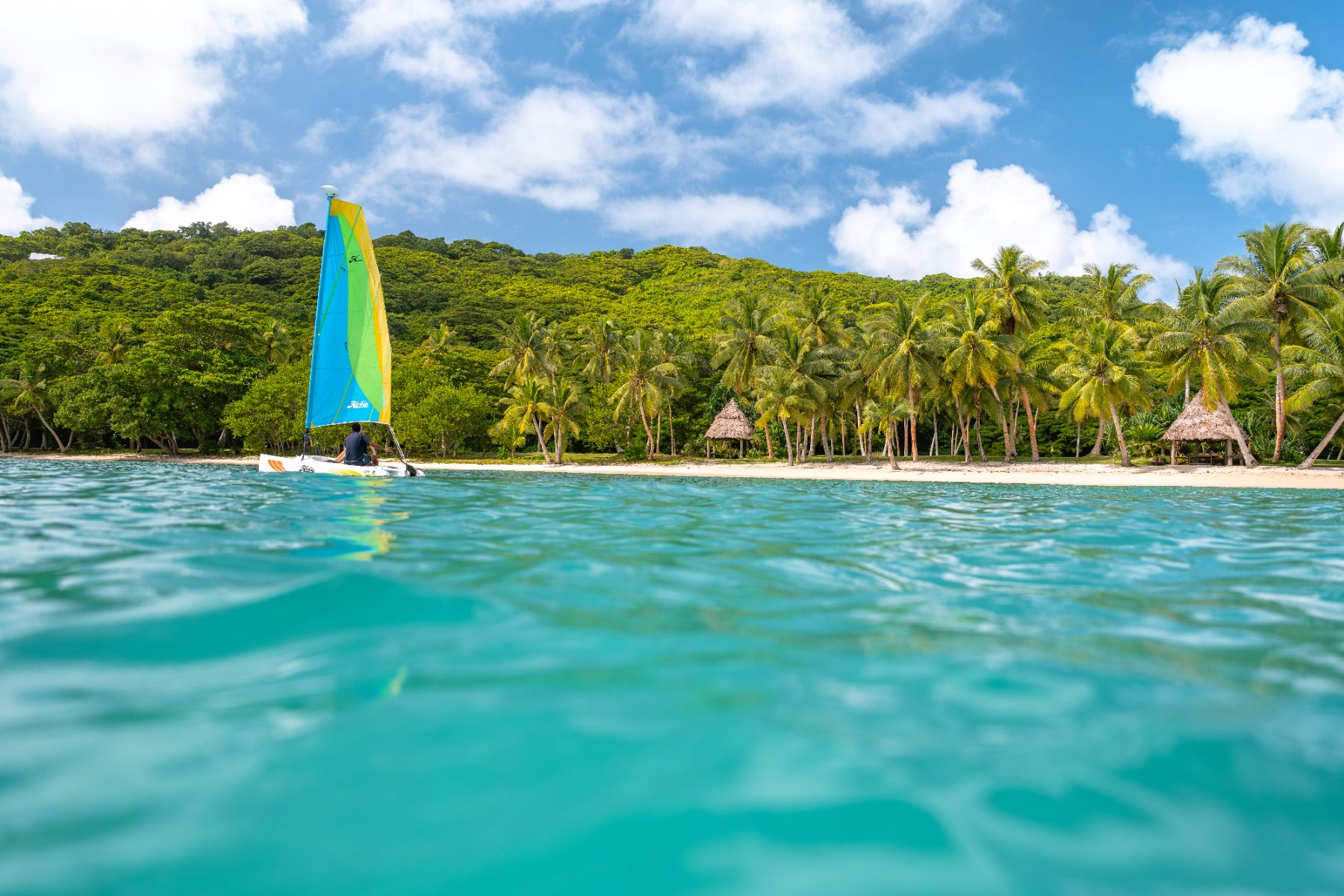 Sailing at Wakaya Island Resort in Fiji