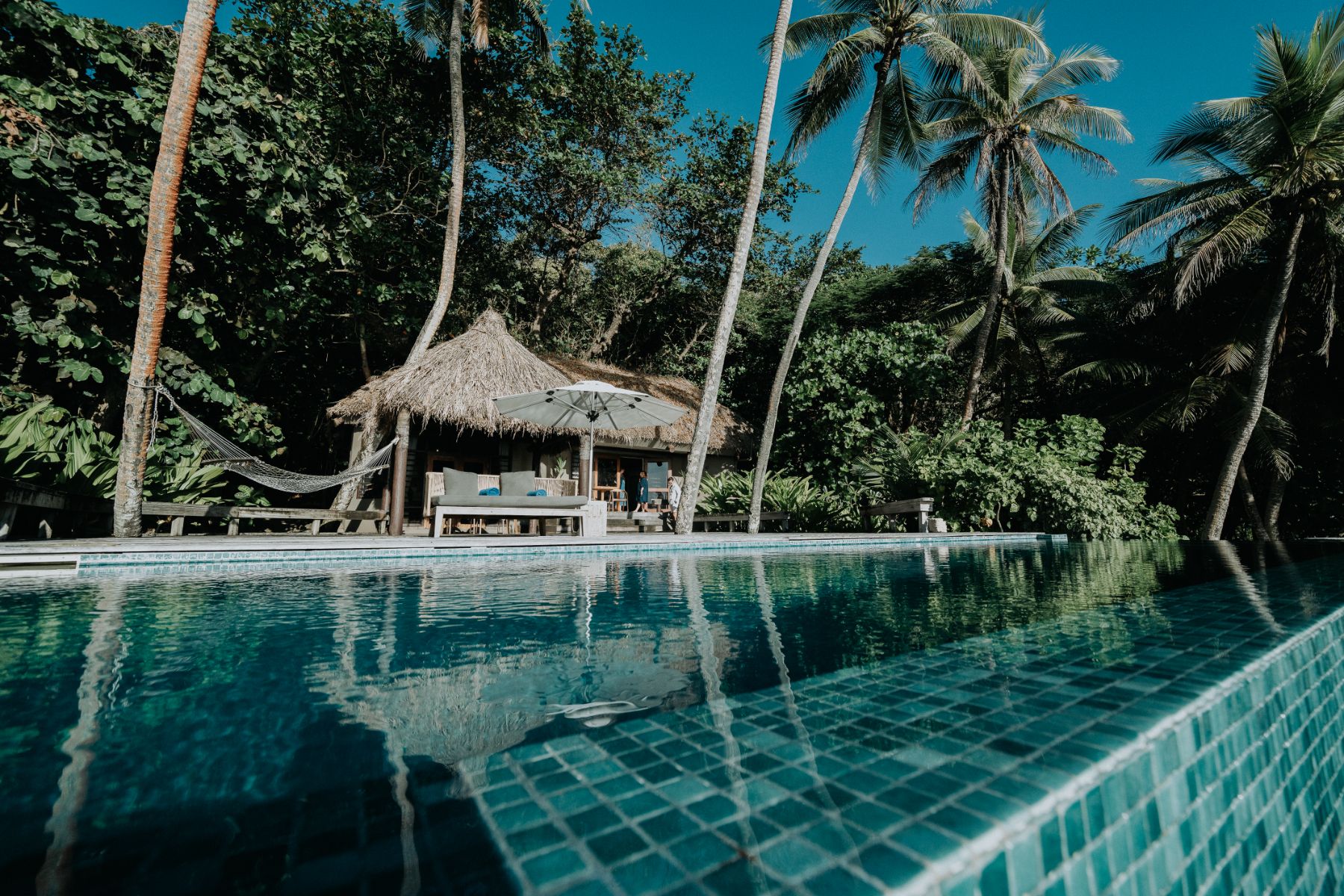 Swimming pool at Yasawa Island Resort in Fiji