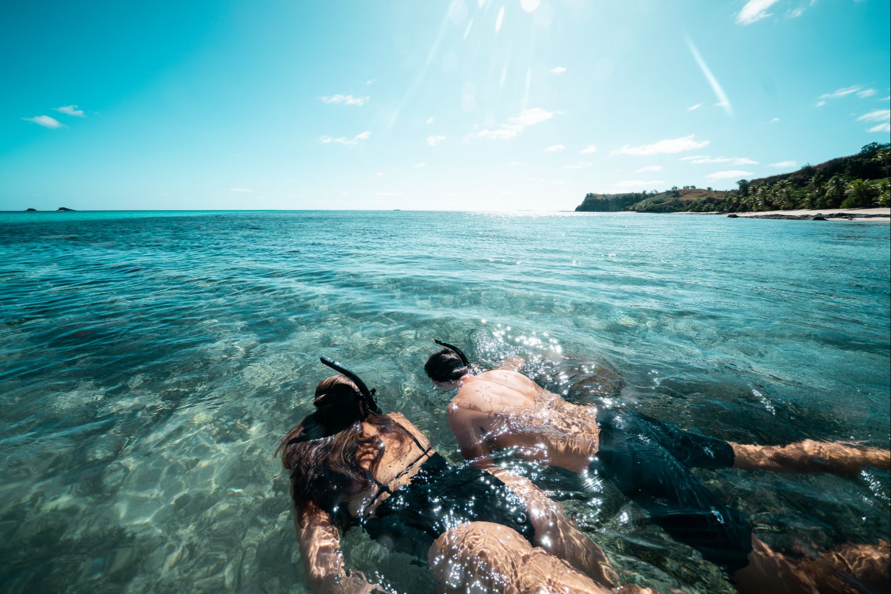 Snorkelling at Yasawa Island Resort in Fiji