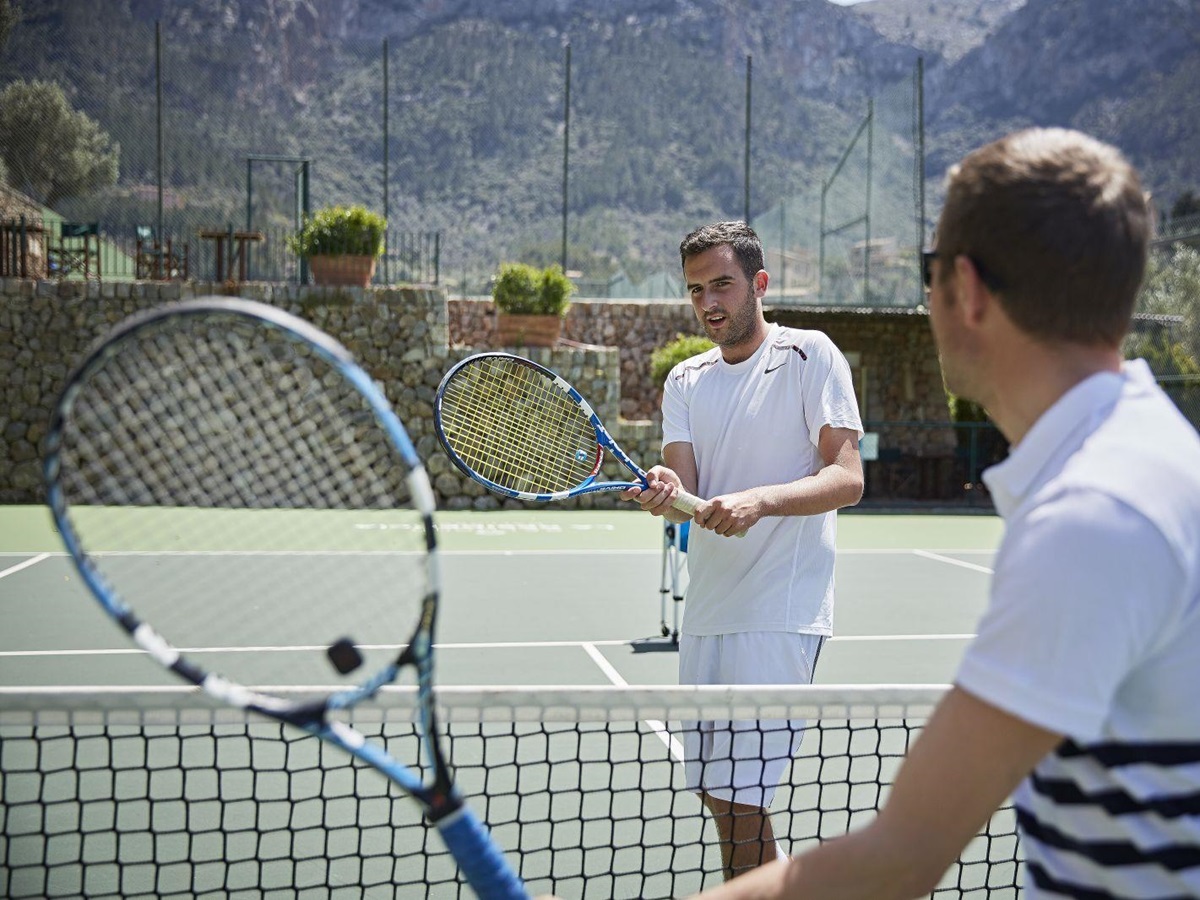 Tennis at Belmond La Residencia hotel in Mallorca