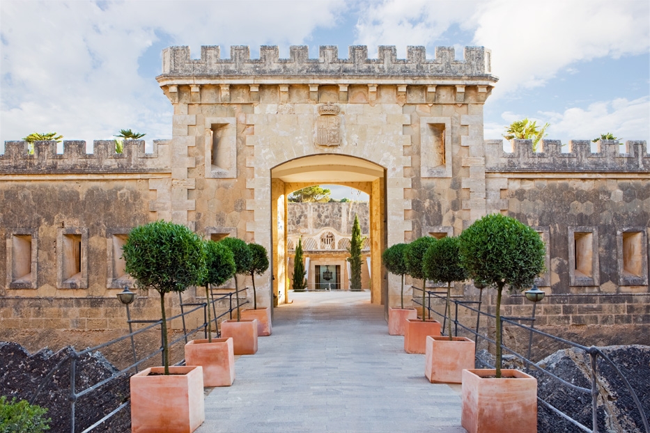 Entrance to Cap Rocat in Spain