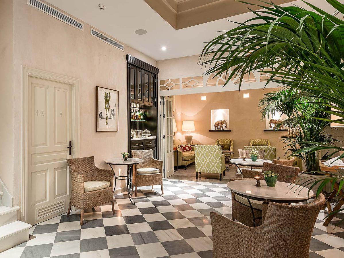 Living area at Corral del Rey in Andalusia