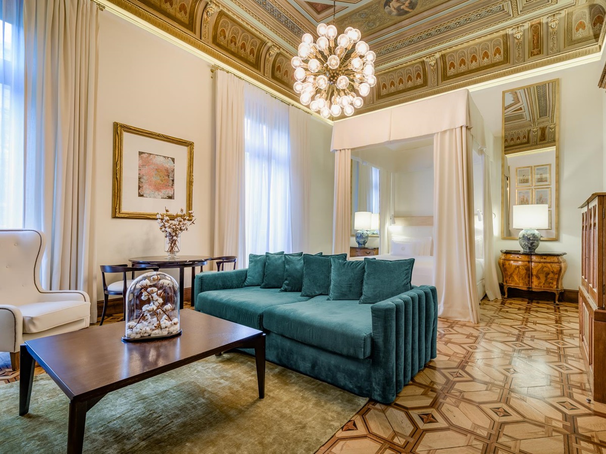 Damasco Suite at the Cotton House Hotel in Barcelona
