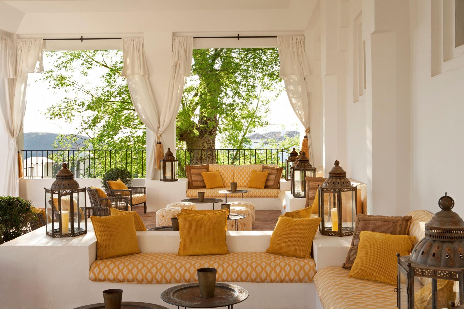 Indian Lounge at Finca Cortesin in Spain