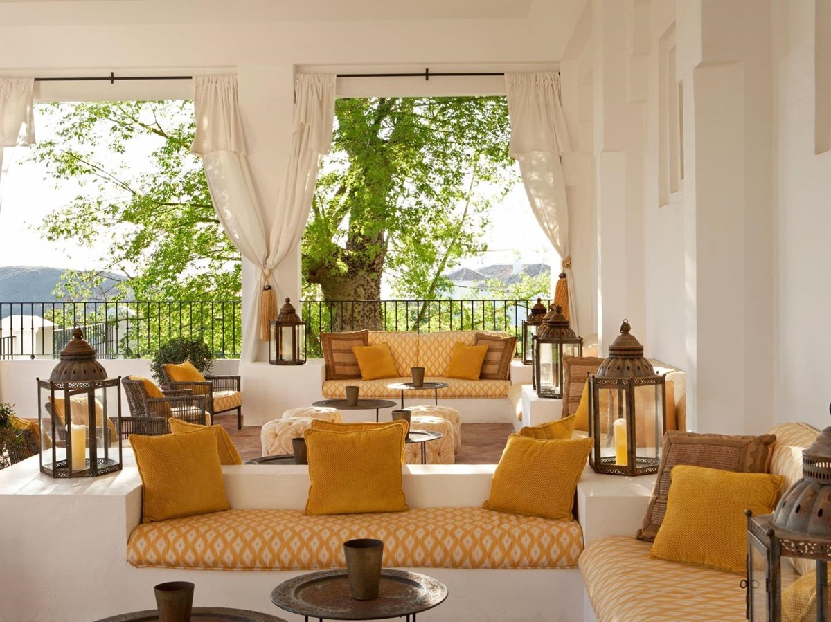 Indian Lounge at Finca Cortesin in Spain