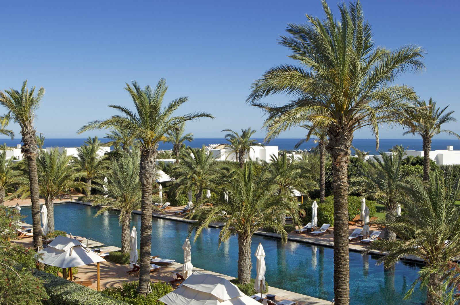 Outdoor pool at Finca Cortesin in Spain