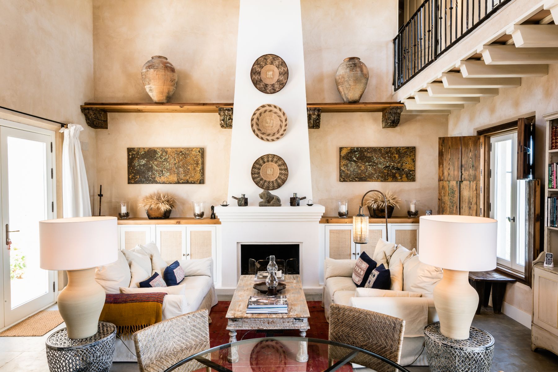 Living area at Hacienda de San Rafael in Andalusia
