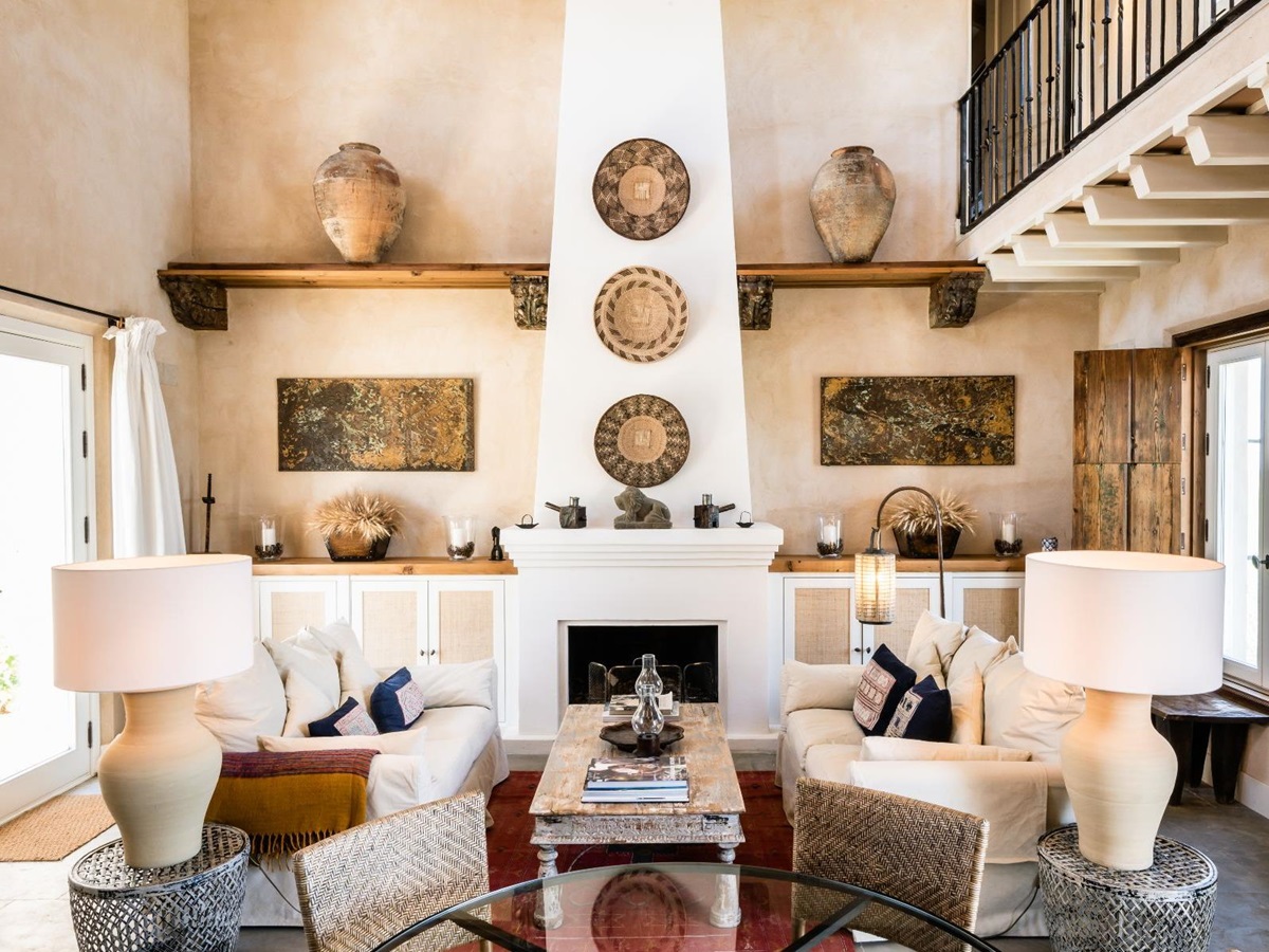 Living area at Hacienda de San Rafael in Andalusia