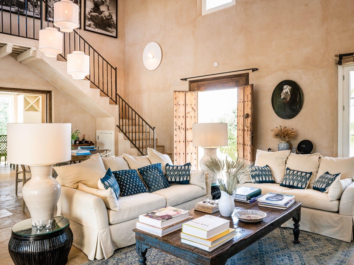 Lounge at Hacienda de San Rafael in Andalusia