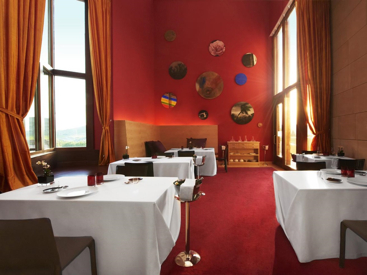 Michelin Restaurant at Hotel Marques de Riscal in Spain