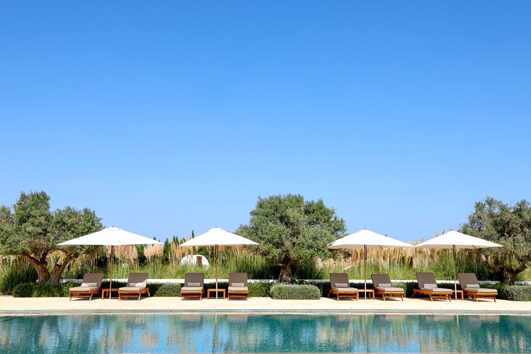 Swimming pool at Hotel Torralbenc in Menorca
