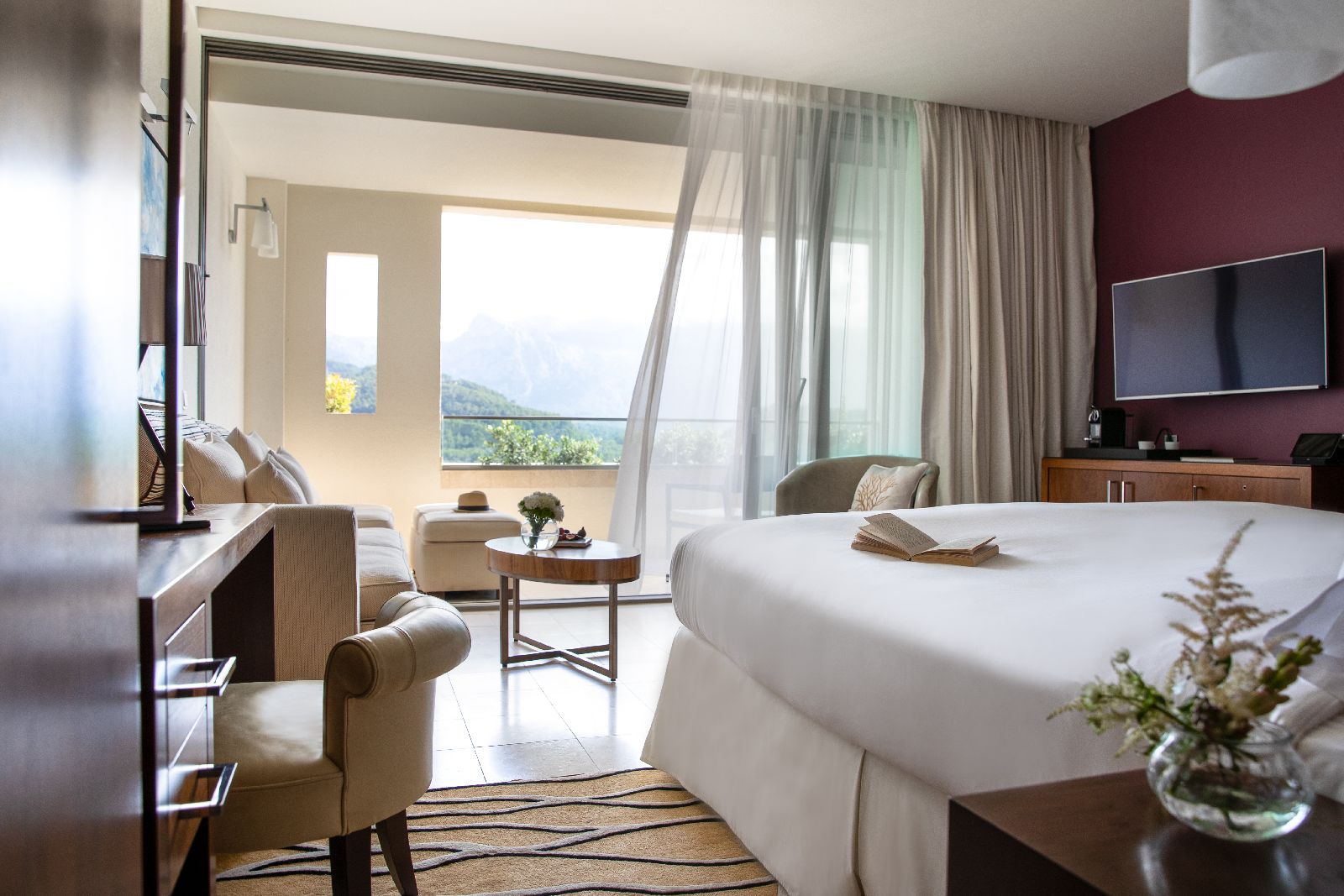 Premium Tramuntana View room at the Jumeirah Port Soller hotel in Mallorca