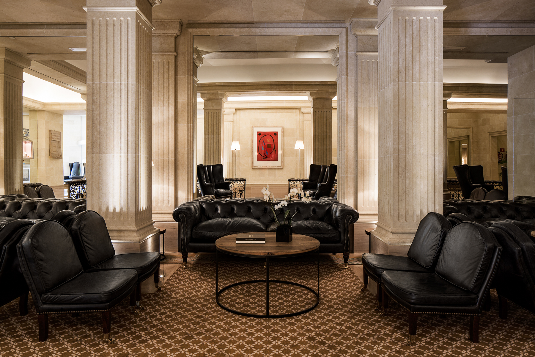 Seating area at the Majestic Hotel & Spa in Barcelona