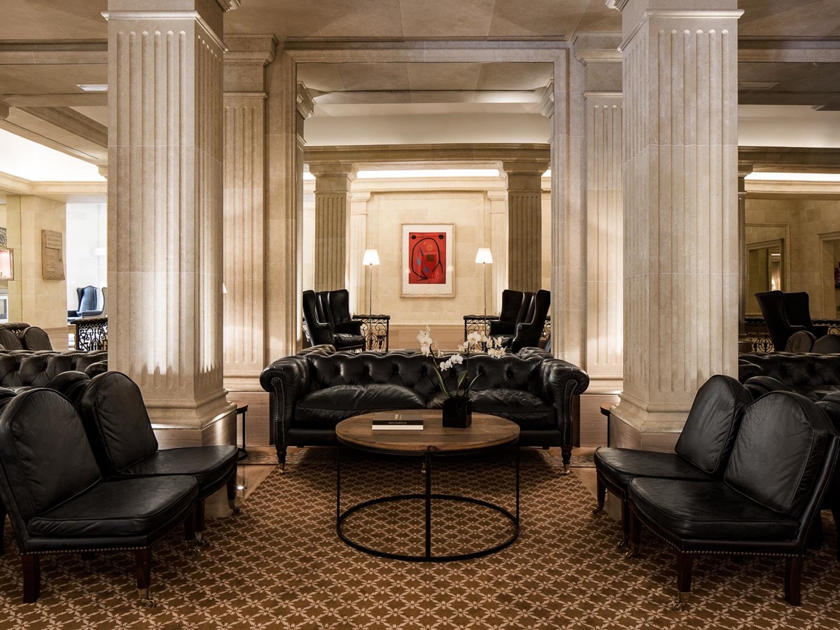 Seating area at the Majestic Hotel & Spa in Barcelona