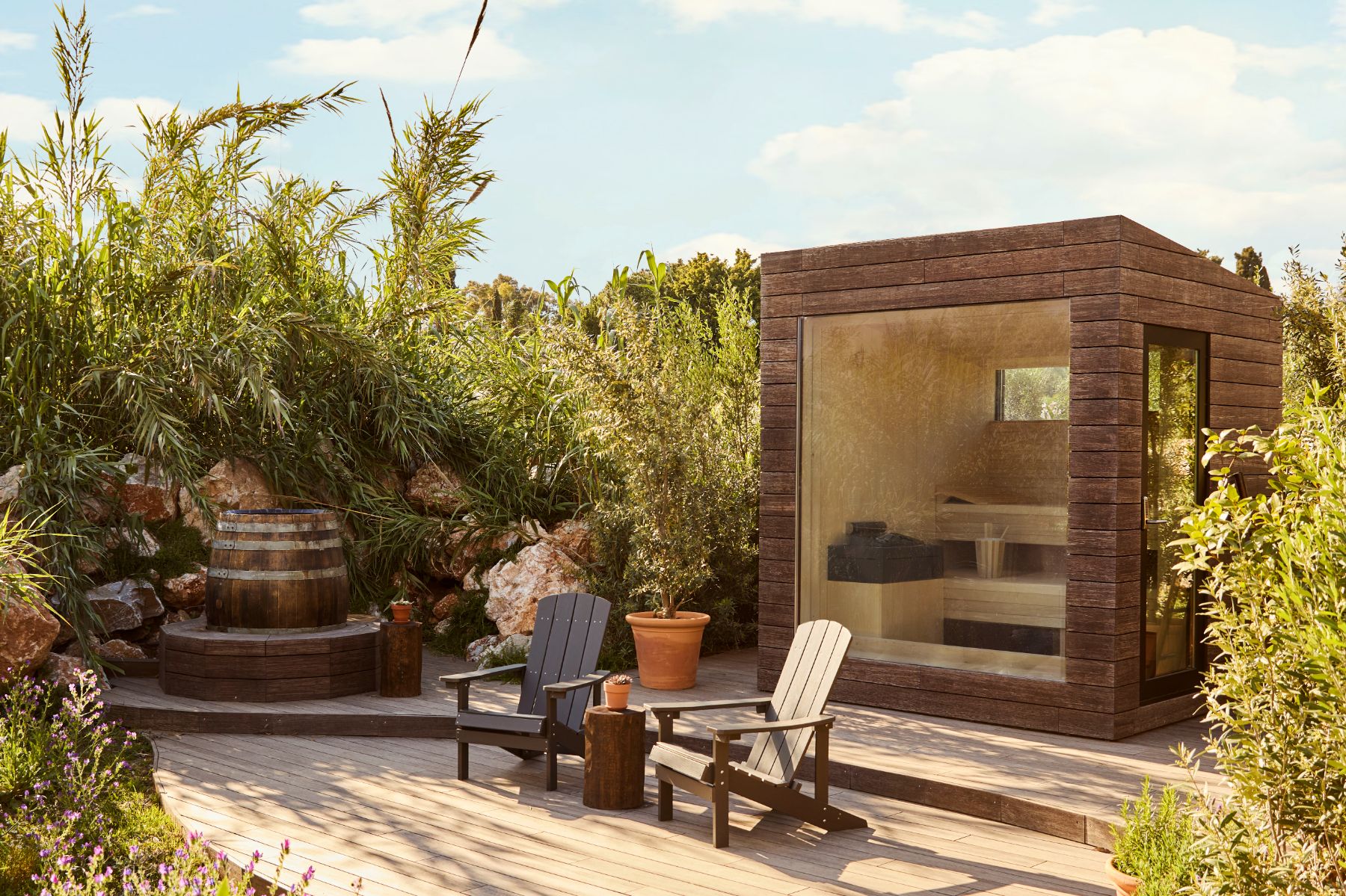 Sauna at Marbella Club in Spain