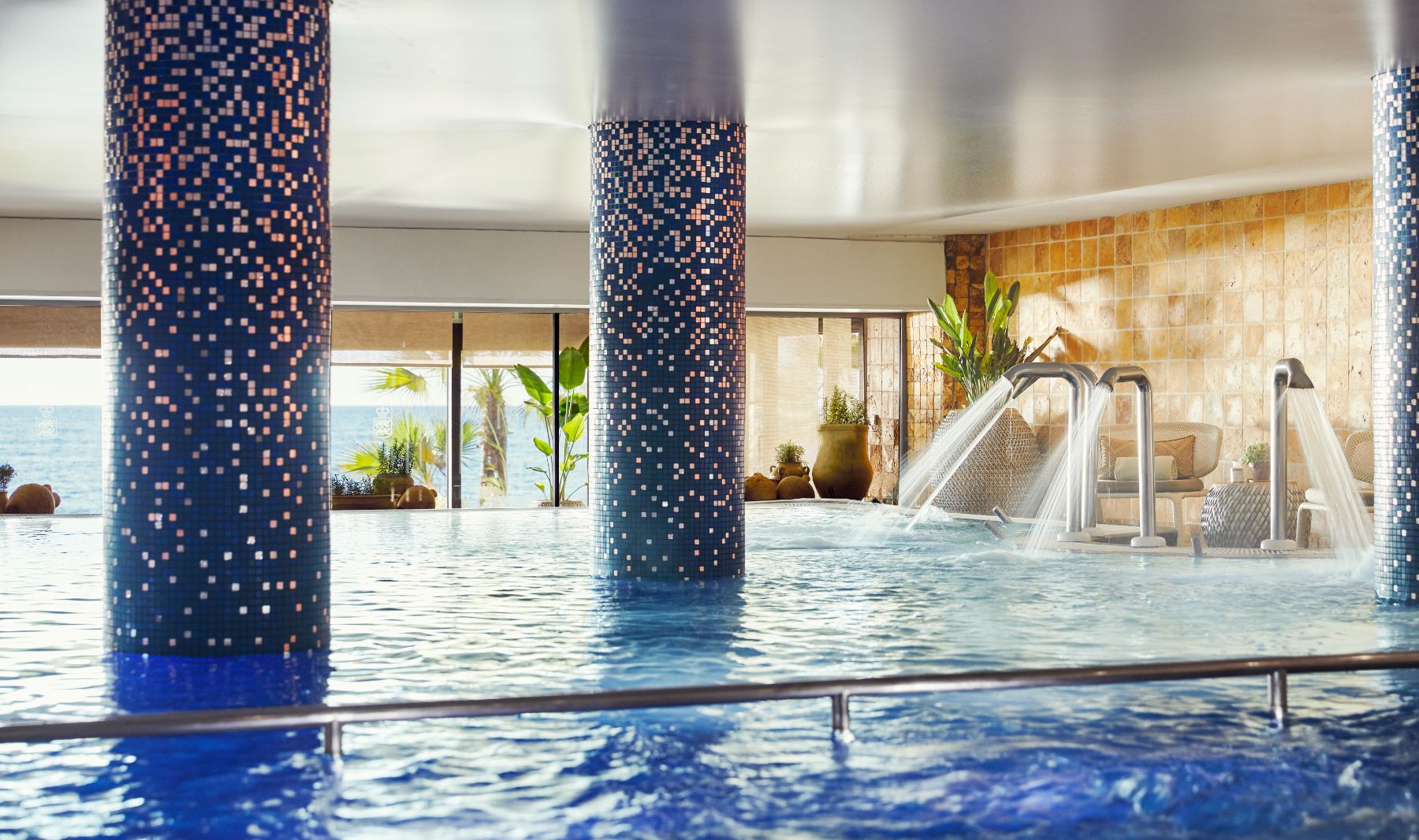 Seawater spa pool at Marbella Club in Spain