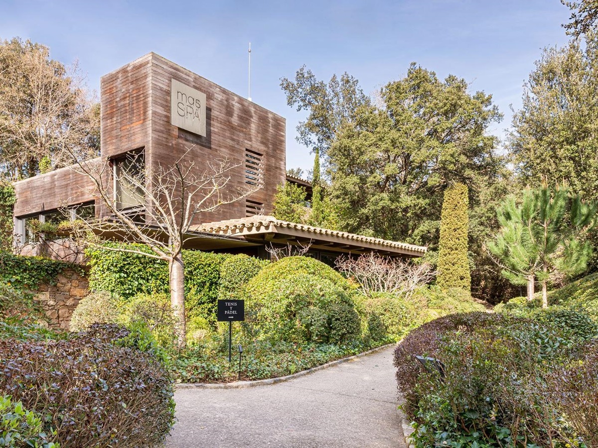 Exterior of the spa at luxury hotel Mas de Torrent in Spain