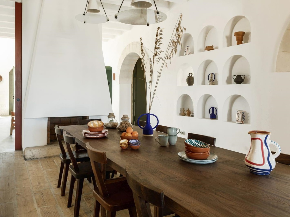 Dining area at the Menorca Experimental hotel