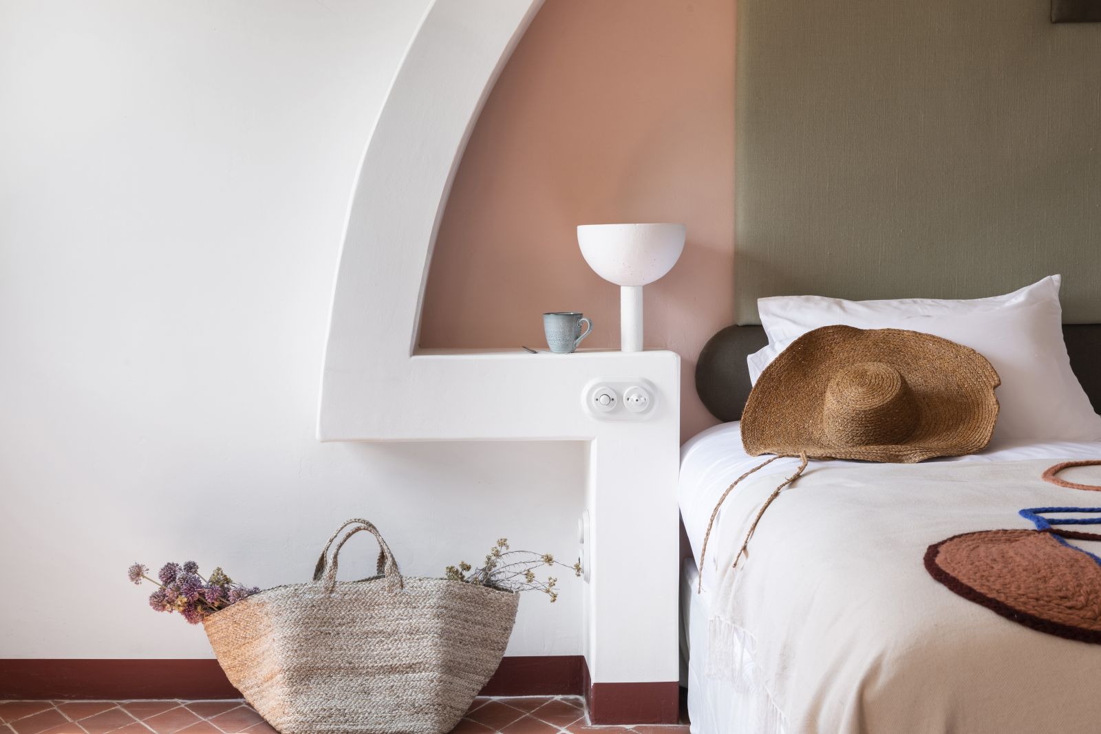 Guest room at the Menorca Experimental hotel