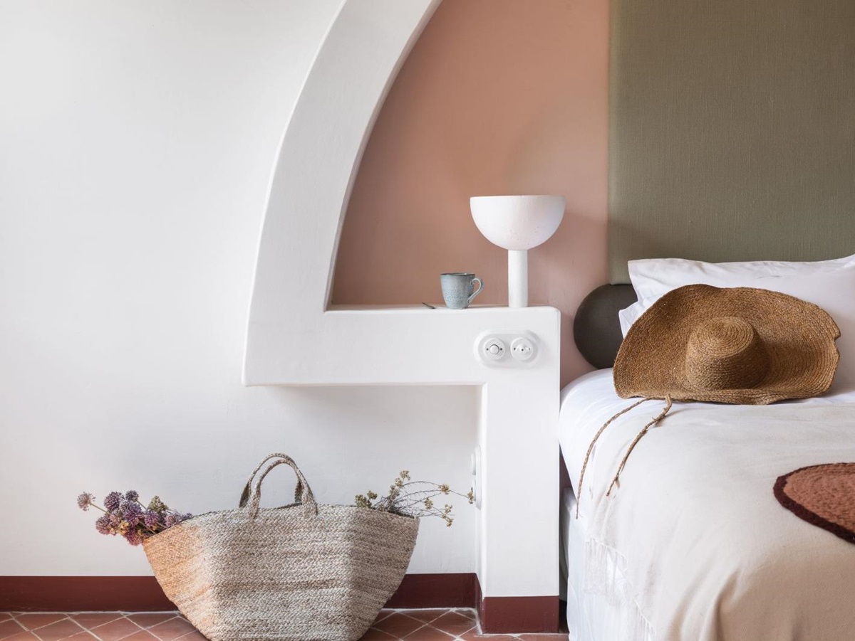 Guest room at the Menorca Experimental hotel