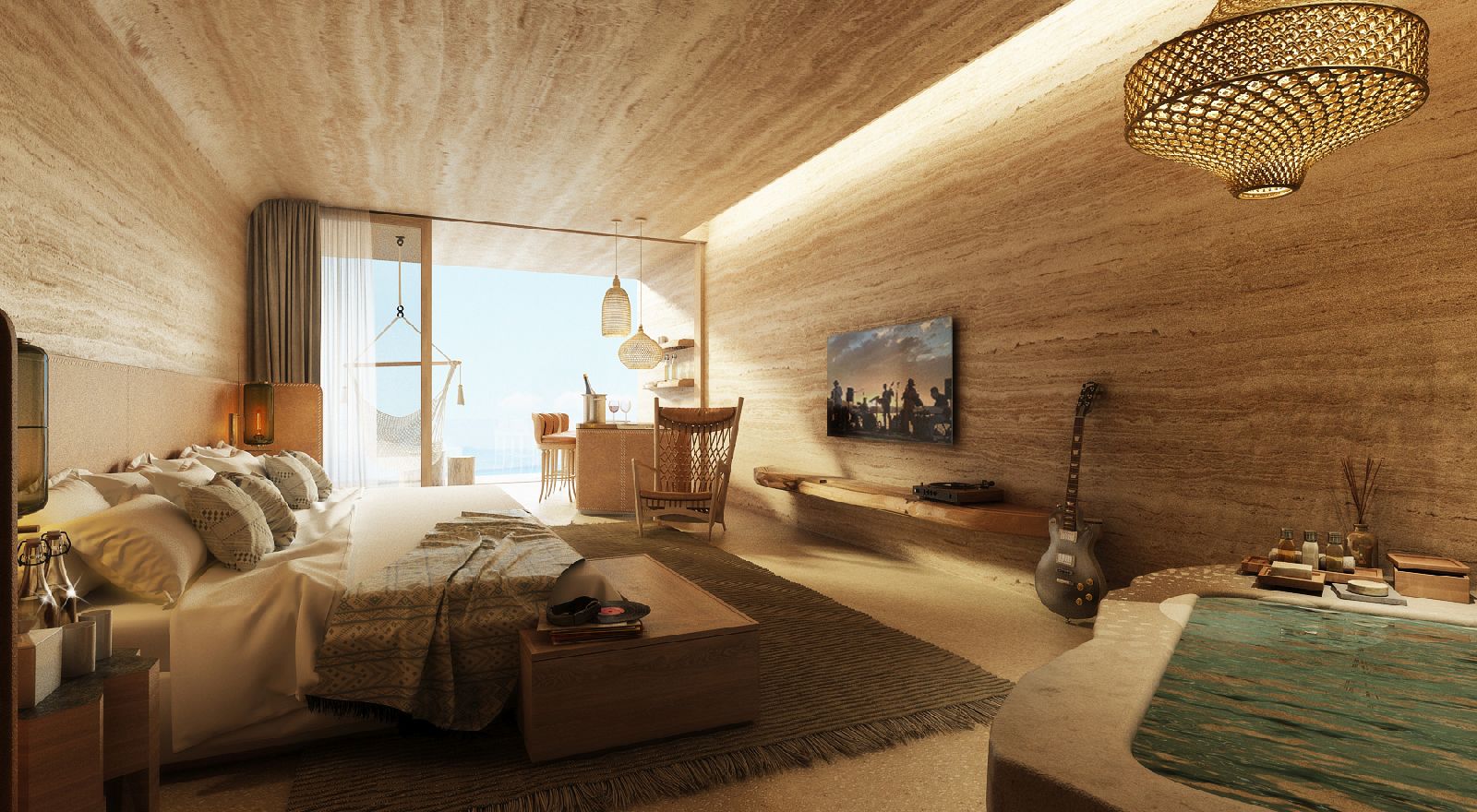 Cave Royale suite at the Six Senses Ibiza