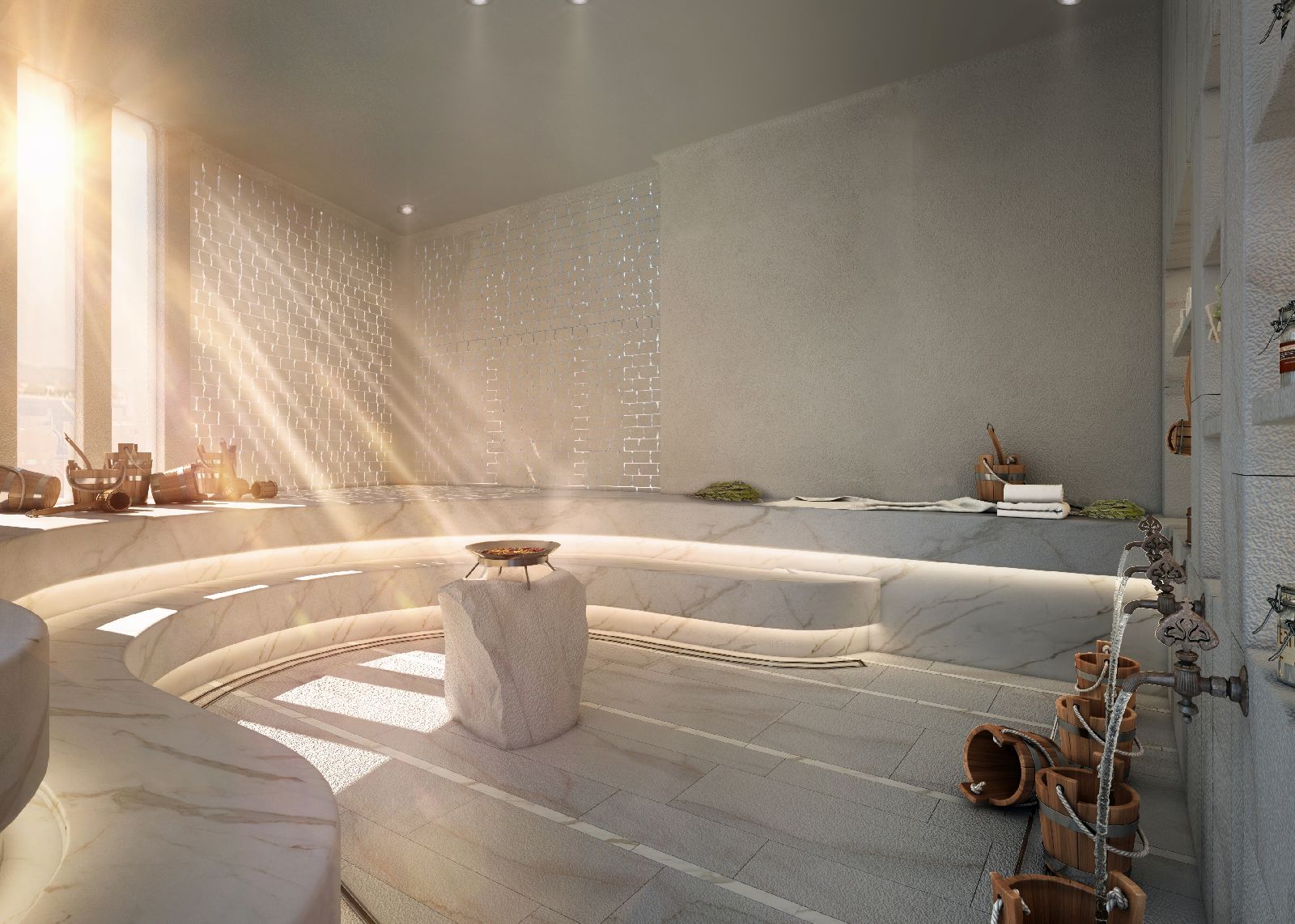 The spa at the Six Senses Ibiza