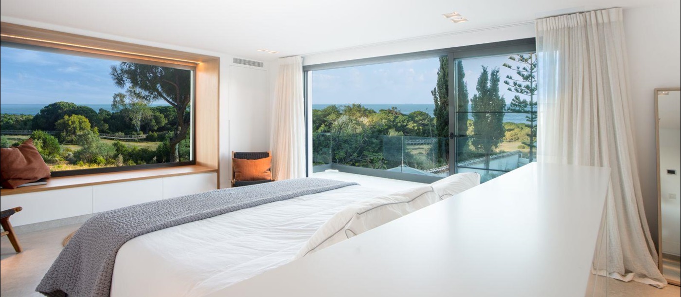 Bedroom at Villa Artola, a luxury villa near Marbella