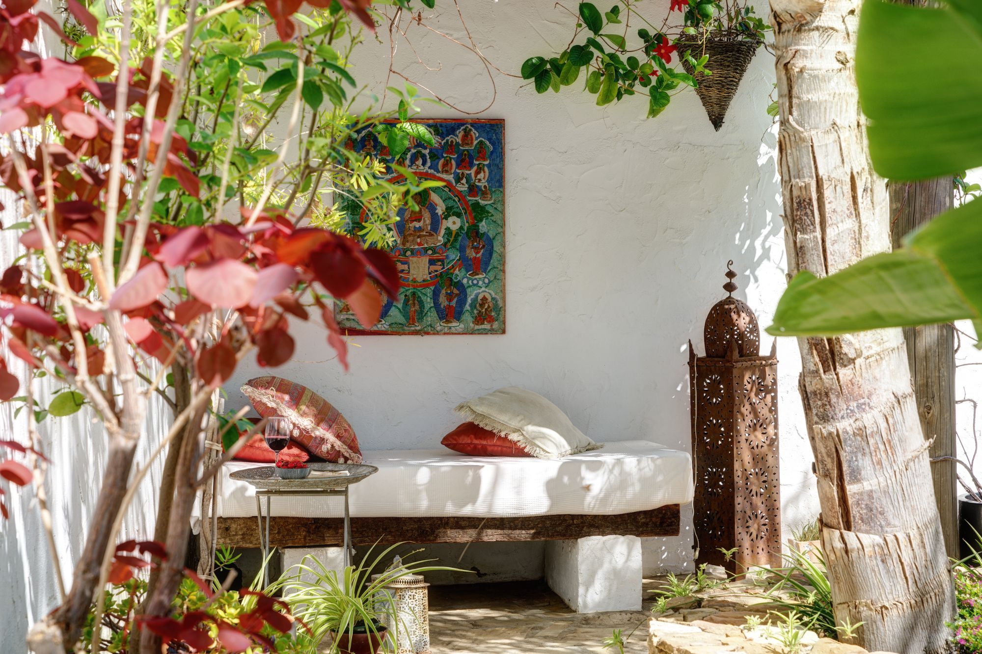 Outdoor seating at El Refugio