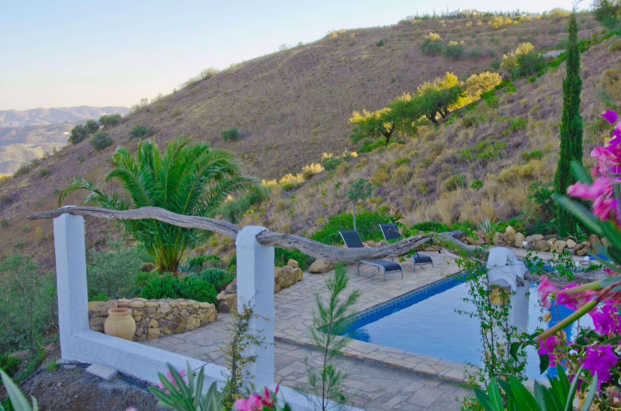 Pool and gardens at El Refugio