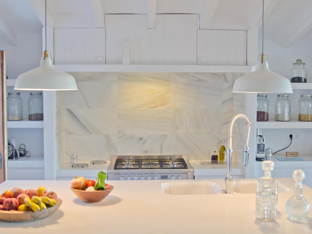 Fully-equipped kitchen at Andalucian luxury villa El Refugio