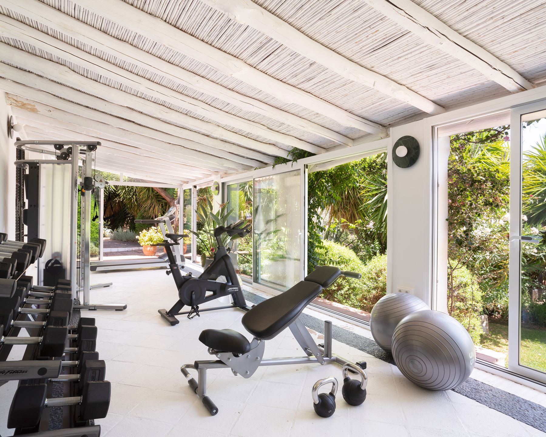 Gym at Finca Flores, Andalucia