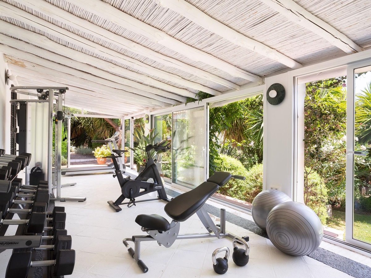 Gym at Finca Flores, Andalucia
